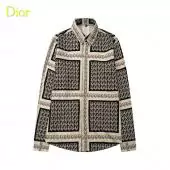 2021 dior shirts outlet pas cher gray grid